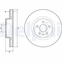 2X Bremsscheibe Delphi BG9220C FüR Tesla Model 100D AWD 60D 70D 75D 85D 90D P85