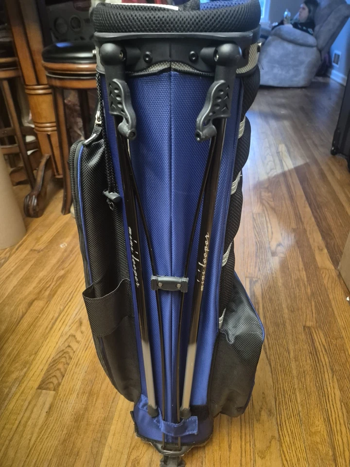 Bolsa de pie de golf Callaway mini looper liviana 5 vías división azul Foto 3 de 4
