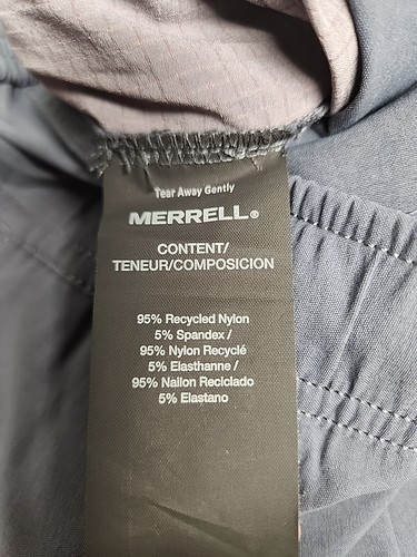 Merrell Pantalone Uomo Nylon Escursionismo 38x30 Grigio Outdoor Campeggio Escursionismo Ottimo - Foto 7 di 9