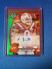 Ali Jennings 2024 Bowman Chrome U Green Prospect Auto /99
