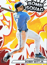 2026 DONRUSS BASEBALL BOBBY WITT JR. BOMB SQUAD  CARD #9
