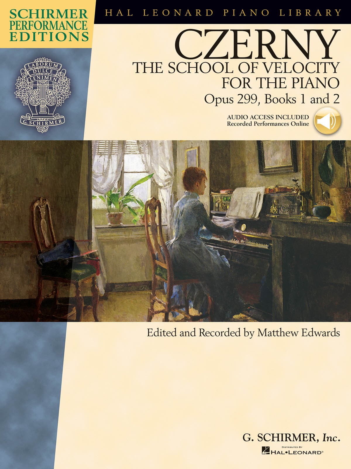 Czerny Piano School of Velocity Op 299 Books 1 & 2 with Audio by G Schirmer