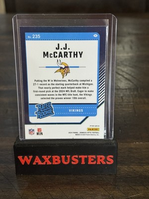 J.J. McCarthy 2024 Donruss Optic Rated Rookie Purple Scope 🔥💎 | eBay