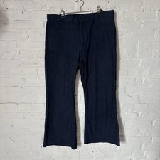 Vintage seafarer us navy denim Jeans Indigo Dungarees Work Pants Trousers 38X28