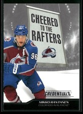 2024-25 UD Credentials Cheered Rafters CR-MR Mikko Rantanen - Colorado Avalanche