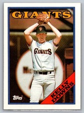 Kelly Downs 1988 Topps #629 San Francisco Giants - Free Shipping