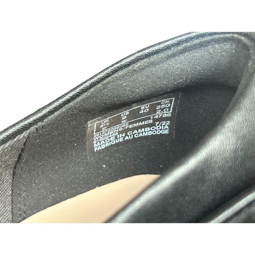 Clarks Collection Pointed Toe Kitten Heel Pumps Black Formal Shoes Size 8.5 W - Picture 8 of 8