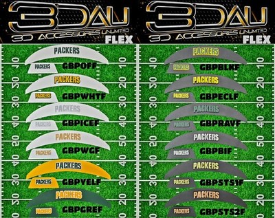 Green Bay Packers 3D Front & Back SpeedFlex Bumpers