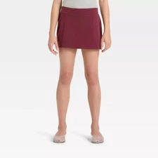 Art Class Girls Knit Skort W Built In Shorts XX-LARGE (16-18) Maroon New W Tags