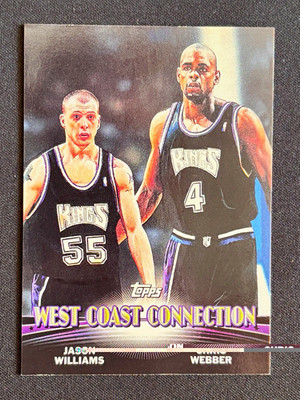 Jason Williams Chris Webber 2000-01 Topps TC3 West Coast Connection Kings