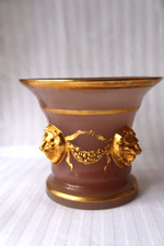Vaso vintage metà secolo Murano Cenedese rinascita romana vetro opalino c 1960