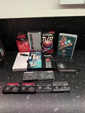 Video tapes job lot  vhs -betamax -hi8