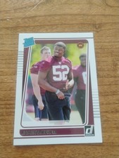 2021 Panini Donruss JAMIN DAVIS Rated Rookie Card RC #337 Washington ?. rookie card picture