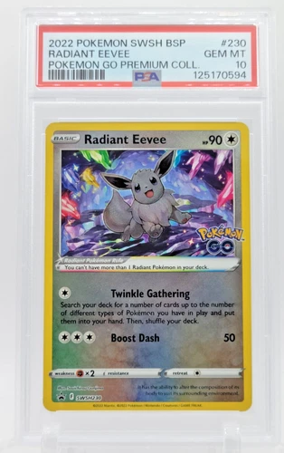 Radiant Eevee PSA 10 SWSH230 SWSH: Sword & Shield Promo Cards Holo