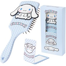 Hello Kitty Hair Brush and Compact Mirror Set, Kawaii Valentines Day Gifts for W