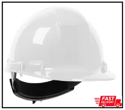 WHITE Type 1 Class E Hard Hat with 4-Point Ratchet Suspension by PIP