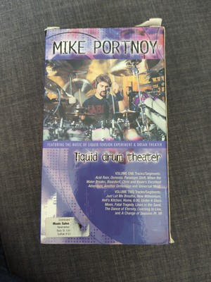Mike Portnoy Liquid Drum Theater 2 VHS Liquid Tension Experiment Hudson Music