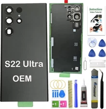 for Samsung Galaxy S23 Ultra Back Glass Replacement,Oem Original Back Cover Repl