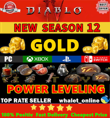 Diablo 4 Season 12 Torment Boss Mats Gold LeveL Materials Pit Run Virtual Item