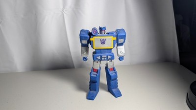 Transformers Titan Guardian G1 SOUNDWAVE Soft Vinyl Posable Figure 2013