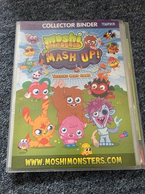 Panini Moshi Monsters Mash Up Trading Card Folder with 138 Cards (Free P+P)
