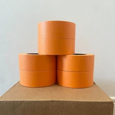 24 Rolls 2" X 60 Yrds Orange Automotive Painters Masking Tape MADE IN USA
