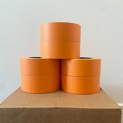 24 Rolls 2'' X 60 Yrds Orange Automotive Painters Masking Tape MADE IN USA