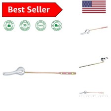 Durable 8 Inch Polished Chrome Toilet Lever - Easy Installation Kit Included
