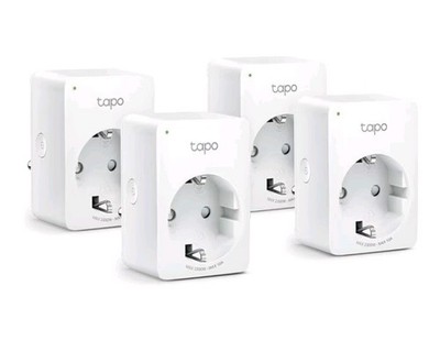 Tapo P100 WLAN Smart Steckdose 4er Pack, Smart Home WiFi Steckdose, Alexa Zubehö