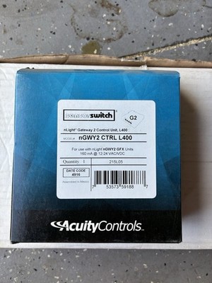 Acuity Controls Sensor Switch nLight NGWY2 GFX Gateway Graphic Touchscreen