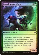 MTG FOIL Broodhunter Wurm - Battle for Zendikar #171