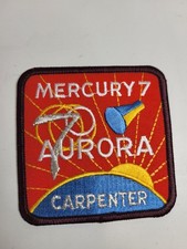 New NASA Space Mission Emblem Patch Mercury 7 Aurora Scott Carpenter