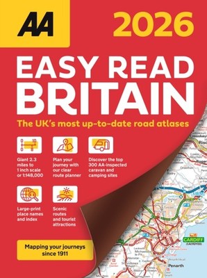 EASY READ BRITAIN SP 2026 by AA PUBLISHING Spiral Bound Self Help Business