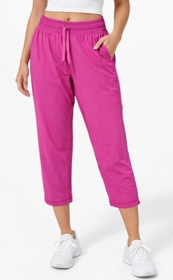 Lululemon Women s Hot Pink Lightweight Jogger Pants Size 4 Mesh Pockets
