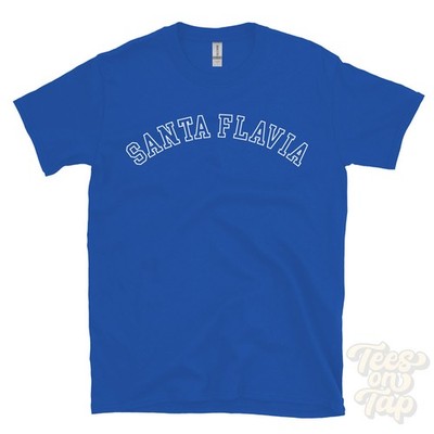 SANTA FLAVIA T-SHIRT RETRO VARSITY STYLE italy sicilia palermo