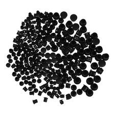  200 Pcs Plastic Caps for Screws Cabinet Hole Filler Locking Plug