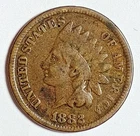 Indian Head Penny Lot of "1" VERY NICE 1882 GOOD OR BETTER°$ FREE SHIPPING $#700