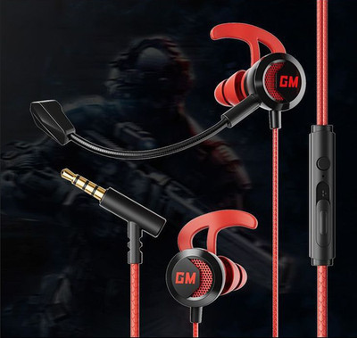 Gaming Ohrhörer 35mm Kabelgebunden HiFi Audio Dual Mikrofon für FPS Spiele für PUBG CSGO
