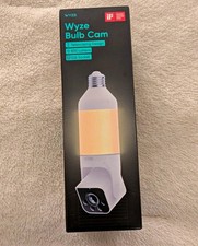 Wyze Bulb Cam 2K Wi-Fi Smart Light Bulb Security Camera, Color Night Vision