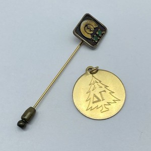 Gold Filled Lapel Pin & Charm Bundle 2pcs 5.3g