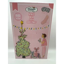 THE VINTAGE COSMETIC COMPANY Tale of a Cosy Christmas Sleep Mask and Socks BNIB
