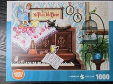 Wonder Forge Piano Cat 1000 Piece Jigsaw Puzzle for Adults  Unique