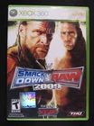 WWE Smackdown Vs Raw 2009 Microsoft Xbox 360 CIB Complete Manual ECW WWF