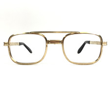 Vintage Tart Optical Eyeglasses Frames VIP USA 5 1/2 Gold Square 50-20-130