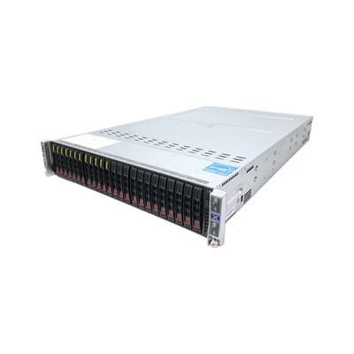 Supermicro 2028TP-HC0R 2X X10DRT-P 4X E5-2680 V4 256GB 24X SFF Quad Node Server