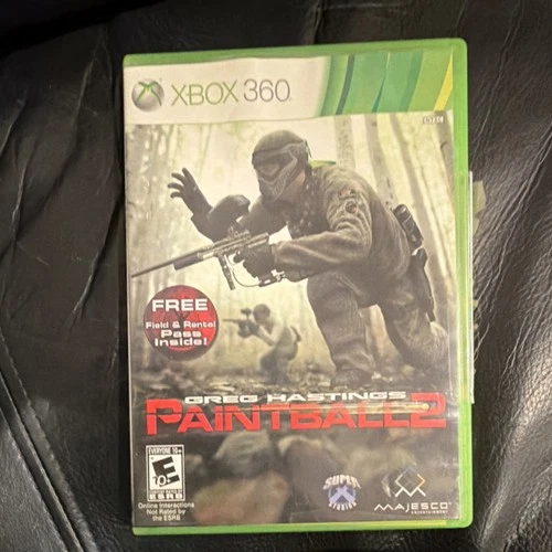 Majesco Greg Hastings Paintball 2 Xbox 360 Manual Multiplayer Shooter 2010 E10+