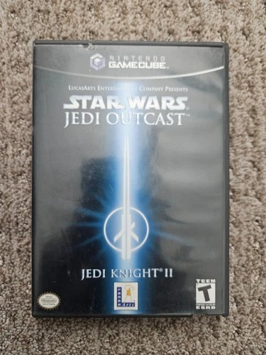 Star Wars Jedi Outcast (Nintendo GameCube Game, 2002) CIB Tested
