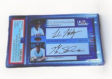 MAX SCHERZER RC AUTO PSA MINT 9 2005 USA NAT TEAM FUTURE MATCH-UPS DUAL #FM-6