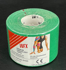 TAŚMA KINEZJOLOGICZNA PREMIUM - 5 M x 5 cm - DKL. ZIELONY POLOWANIE NA BIŻUTERIĘ