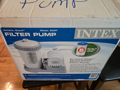 Intex 2500 GPH Krystal Clear GCFI Pool Filter Pump With Timer 633t